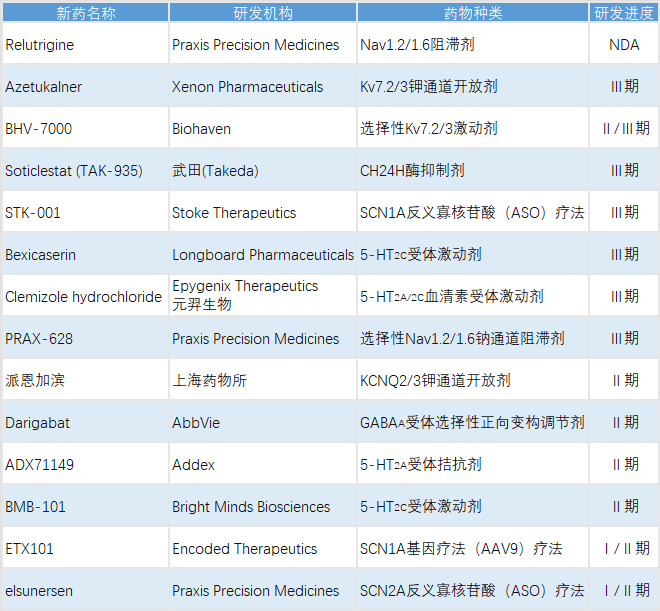 Epilepsy Care Day | Focus on Hot Targets for Epilepsy Therapy, Prime Time for New Drug R&D(图3)
